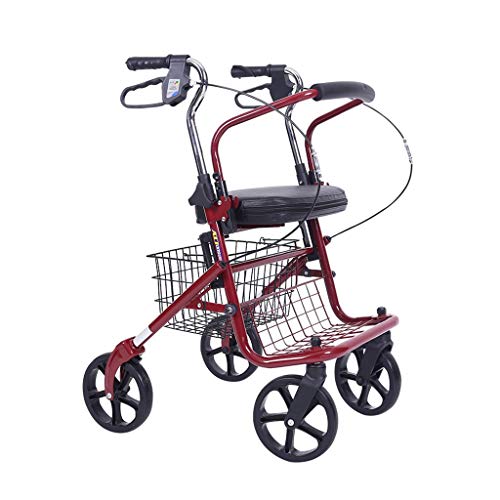 Carritos de la compra El Carrito De La Compra Para Personas Mayores Puede Sentarse En El Scooter Carritos Para Ancianos En El Hogar Scooter De Viaje Carrito De La Compra Plegable Para Mayores Carga 10