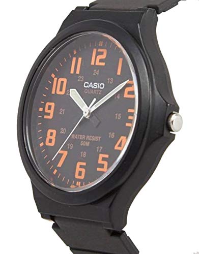 Casio Reloj Analógico para Hombre de Cuarzo con Correa en Plástico MW-240-4BVEF