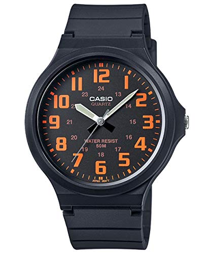 Casio Reloj Analógico para Hombre de Cuarzo con Correa en Plástico MW-240-4BVEF