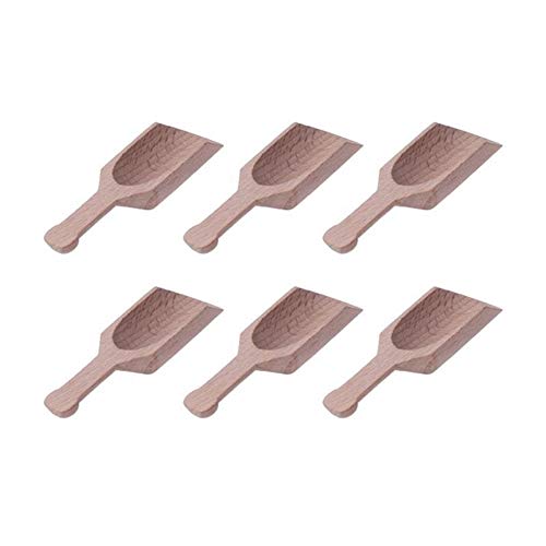 chenran Accesorios 6 Unids Café De Madera Cucharadas De Té Mini Candy Baño Sal Especias Sabores Cucharas Especialidad Cuchara Vajilla De Cocina Regalo