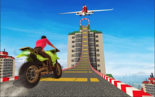 cielo stunt bike 3d - Mega rampa de dobles juegos de carreras de bicicletas