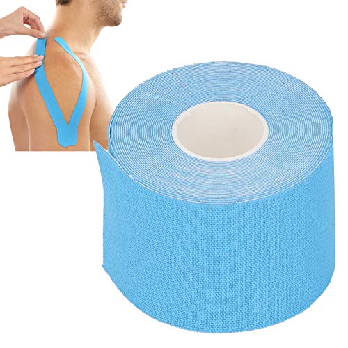 Cinta De Kinesiología Envoltorios Deportivos Rollo De 5 Cm X 5 M De Parches De Cinta Muscular Deportiva, Rollo De Cinta Para Articulaciones Musculares Parches Para Aliviar El Dolor De Rodilla, Tobillo