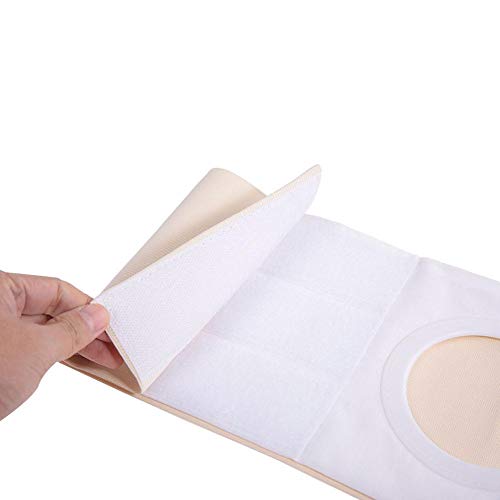 Cinturón de Ostomía Unisex, Cinturón Elástico para Hernias, Cinturón de Soporte de Ostomía, Vendaje de Ostomía Transpirable Reserva de Ostomía Cutánea Poscolostomía Vendaje de Estoma (XL)