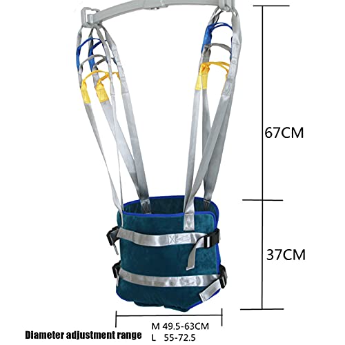 Cinturón De Transferencia Médica ​elevación,Arnés Elevación Paciente Cuerpo Comple,para Personas Mayores Discapacitadas Pacientes De Cuerpo Entero Ayudas Caminar,Puede Contener 396 Libras,Large
