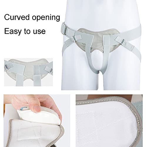 Cinturón para Hernia Inguinal - Braguero de Soporte de Hernia para Inguinal Simple/Doble - Braguero para Soporte de Hernia Ingual - Unisexo Lado Izquierdo Y Derecho