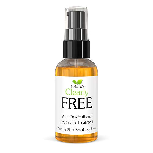 Clearly FREE, Mascarilla de Aceite para Tratamiento Natural Anti-Caspa | Alivia el Picor causado por Cuero Cabelludo Seco y Descamado, Psoriasis o Dermatitis, con Jojoba, Cedro, Manuka y Árbol de Té.