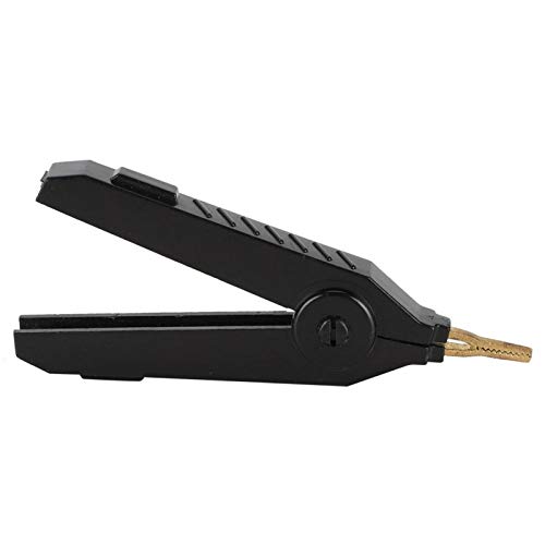 Clip de medidor LCR Pinza plana Clip de prueba LCR de baja resistencia Buena calidad Alta precisión para oficina para el hogar(black)