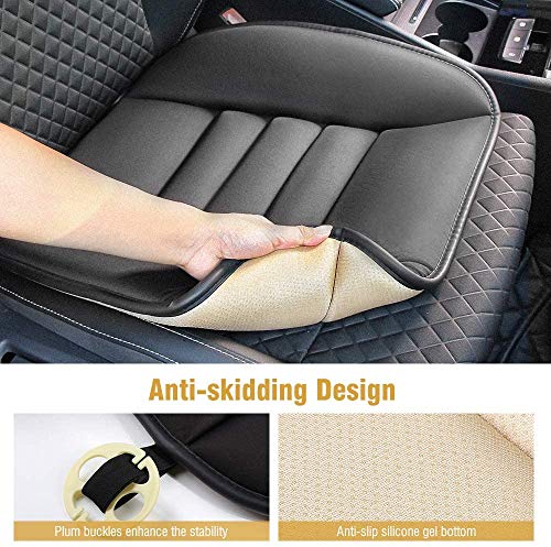 Cojin Asiento Coche，Tsumbay Cojin Silla Oficina Cojines para Sillas Espuma Viscoelástica Transpirable y Antideslizante Apto Para Sillas de Coche y Sillas de Oficina，Silla de Ruedas, Silla de juego