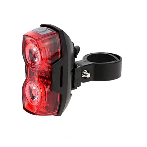 Cola De La Bicicleta De Luz del Camino De MTB Ciclismo Parte Posterior Led De La Linterna De Seguridad Vertical Diseño Tija De Sillín Montada Lámpara Precaución Rojo