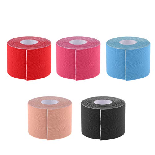 Colcolo 5cm Physio Tape Kinesiology Tape Sporttape Cinta Adhesiva Kinesiotape Vendaje para - Color de Piel