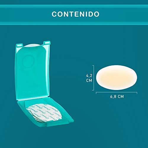 Compeed Ampollas Medianas, 2 Apósitos Hidrocoloides - Pack De 5 (total Apósitos), Cuidado De Pies, Alivio Del Dolor, Dimensiones: 4,2 Cm X 6,8 Cm 200 G, Turquesa, 10 Unidad