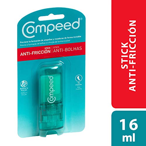 COMPEED Stick Anti-fricción 8 ml - Pack de 2 (total 16ml), Barra Anti -Fricción, Tratamiento de pies eficaz contra la fricción y la formación de ampollas.