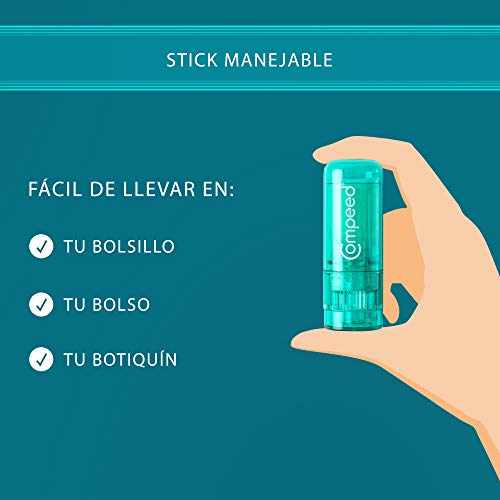 COMPEED Stick Anti-fricción 8 ml - Pack de 2 (total 16ml), Barra Anti -Fricción, Tratamiento de pies eficaz contra la fricción y la formación de ampollas.