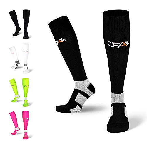 COMPRESSION FOR ATHLETES, Calcetines de compresión, protección del Tobillo y Apoyo del metatarso