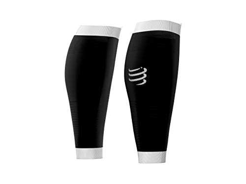 COMPRESSPORT R2 V2 Perneras, Hombre, Negro, Tz