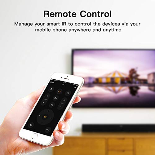 Control Remoto Inteligente IR, automatización Inteligente del hogar, Panamalar inalámbrico WiFi Universal IR Hub de Control Compatible con Alexa y Google Home para Apple Android Smartphones (IR001)