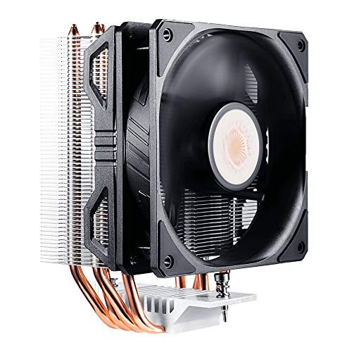 Cooler Master Hyper 212 EVO V2 Disipador de CPU: Mejor Rendimiento, Características Mejoradas: Heat Sink Asimétrico, 4 Heat Pipes Contacto Directo, Ventilador SickleFlow V2 120mm, Socket Universal