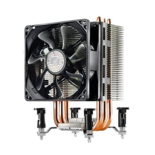 Cooler Master Hyper TX3 EVO Disipador Sistema de Enfriamiento CPU, Compacto y Eficiente, 3 Tubos de Calor de Contacto Directo, Ventilador PWM de 92 mm