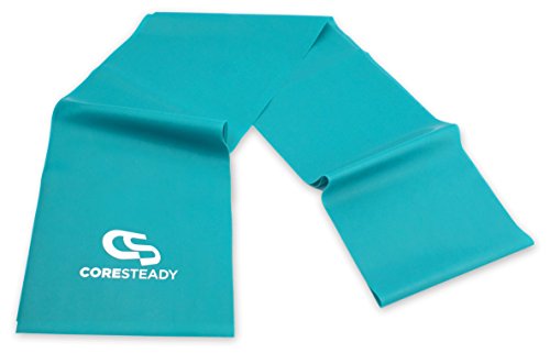 CORESTEADY Bandas de Resistencia Terapéuticas Bandas de Fitness Pilates, Yoga, Entrenamiento de Fuerza | Fisioterapia y rehabilitación |para Hombres y Mujeres |Guía incluida