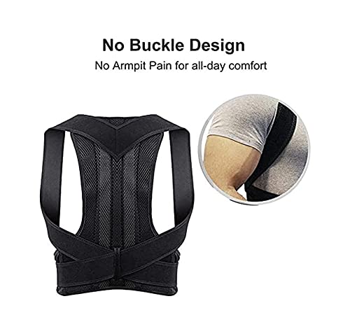 Corrector de postura de espalda completa Soporte de espalda Hombro para hombres Mujeres Corsé lumbar transpirable Cinturón de espalda para alivio Jorobado adolescente, mala postura, cifosis, etc.