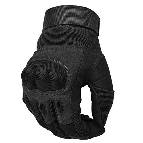 COTOP Guantes de moto, guantes de pantalla táctil de nudillos duros Guantes de motocicleta ATV Riding Full Finger Motocicleta Bicicleta Bicicleta Ciclismo Guantes deportivos para hombres