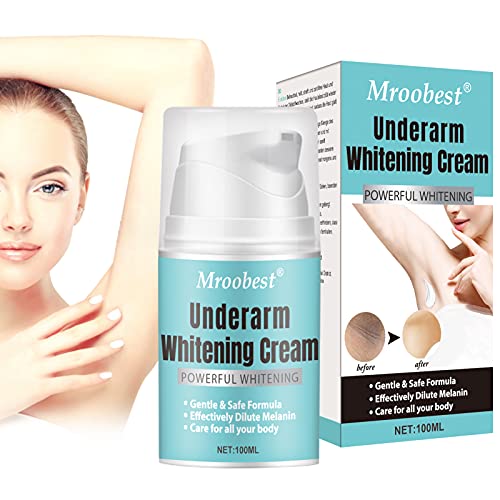 Crema Blanqueadora, Whitening Cream, Skin Whitening Cream, Crema Blanqueadora Cuerpo y Aclarar las Manchas de la piel, Cuello, for Zonas sensibles, Codos, Muslos Interiores, Rodillas y Axilas