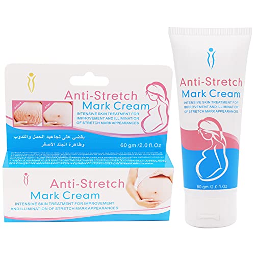 Crema para Estrías, Eliminar Cicatrices del Embarazo, Stretch Marks Cream, Loción corporal, Crema Corporal Anti Estrías, Reparadora y cicatrizante estrías,Estrías Eliminación