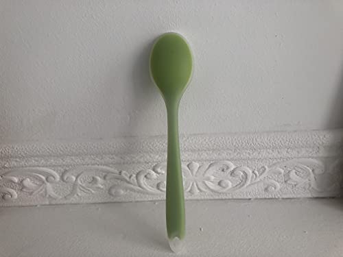 Cuchara de Silicona para Adulto y Cocina (Verde)