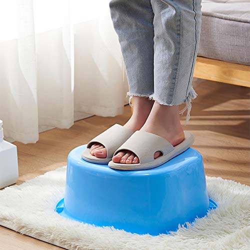 Cuenco de SPA Grande para Baño de Pies, Lavabo para Pies de Plástico Resistente Grueso para Pedicura Relajación Desintoxicación y Masaje, Remojar Tus Pies, Uñas de Pies y Tobillos (White)