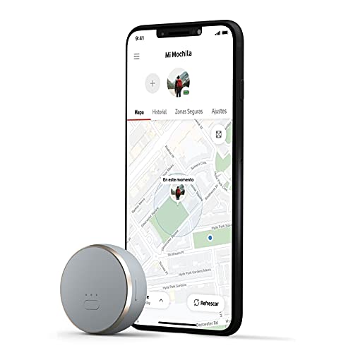 Curve, Localizador GPS Inteligente, Mini Dispositivo Ligero para tu Coche, Bolso, Perro, Llaves con Rastreo Ilimitado Desde tu Móvil