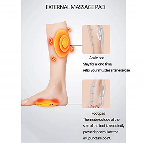 CXYY Masajeador De Piernas, Masajeador De Piernas con Compresión De Aire, Terapia De Vibración Infrarroja, Banda Neumática para El Brazo Y La Cintura Promueve La Relajación