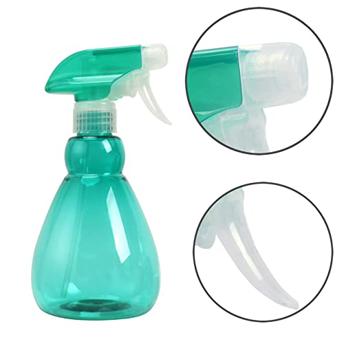 Cymax 2PCS 500ML Botella de Spray Vacías Botella de Aerosol Plástico Transparante para Regar Plantas,Verde + Azul