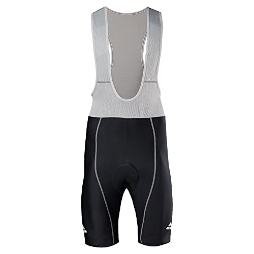 DANISH ENDURANCE Men’s Cycling Bib Shorts XXL Black/Grey 1-Pack