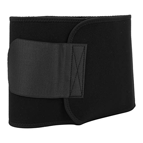 Demeras Cinturón de Fitness Fuerte, ergonómico y Duradero, cinturón de Sudor Lumbar para la Espalda, elástico, útil para Reducir el Dolor, cinturón de Soporte de Cintura para Fitness