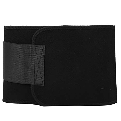 Demeras Cinturón de Fitness Fuerte, ergonómico y Duradero, cinturón de Sudor Lumbar para la Espalda, elástico, útil para Reducir el Dolor, cinturón de Soporte de Cintura para Fitness