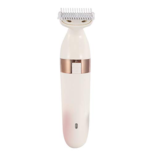 Depiladora Electrica Mujer Sin dolor 2 en 1 Mojado Seco dama afeitadora Con Cepillo de limpieza facial Portátil Impermeable USB Recargable shaver Bikini Recortadora por Piernas Axila Rostro