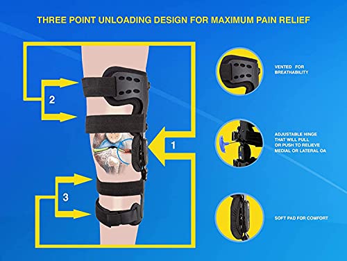 Descargador De Osteoartritis Rodilleras Ajustables Con Bisagras Rodilleras Estabilizadoras Protección Y Recuperación De La Reducción De Carga Artritis Reparación Del Cartílago Dolor Articulaciones