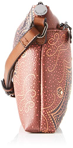 Desigual Bag Tekila Sunrise Durban, Bolso para Mujer, Marrón (Cognac), 17.5 x 4 x 27.2 cm (B x H x T)