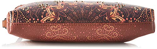 Desigual Bag Tekila Sunrise Durban, Bolso para Mujer, Marrón (Cognac), 17.5 x 4 x 27.2 cm (B x H x T)