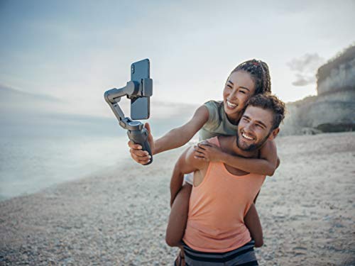 DJI Osmo Mobile 3, Estabilizador de 3 Ejes para Smartphone Compatible con iPhone y Smartphone, Android, diseño Ligero y Portátil, grabación Estable, Control Inteligente