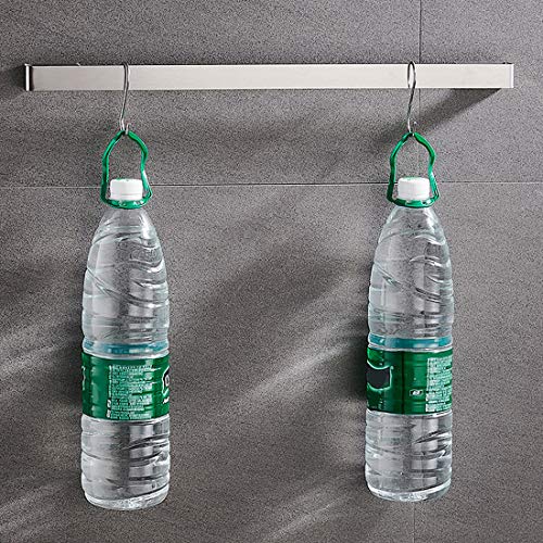 DMAXUN Barra de Toalla de baño de 40cm/16 Pulgadas Sus 304 Toallero de Acero Inoxidable montado en la Pared sin perforación Autoadhesivo Toallero Adhesivo