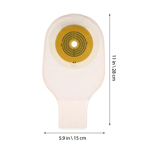 DOITOOL Bolsa para El Cuidado Del Estoma Bolsa de Colostoma Filtrada con Obleas de Cierre Bolsa de Ostoma Drenable Anal para Colonoscopia Suministros de Ileostomia