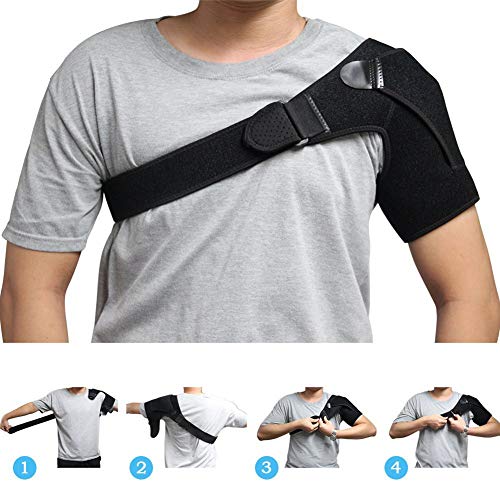 Dr.Lefran Hombro Ajustable, para la prevención de Lesiones, articulación dislocada, Rotura de Labrum, Hombro congelado, esguince, Dolor, tendinitis, se Adapta al Hombro Izquierdo/Derecho