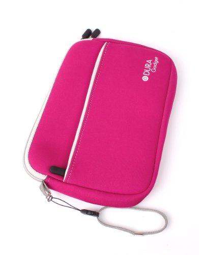 DURAGADGET Estuche De Neopreno Rosa para Guardar Sus Accesorios Médicos (Estetoscopio/Tensiómetro) | con Bolsillo Exterior para Guardar Más Objetos