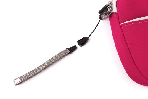 DURAGADGET Estuche De Neopreno Rosa para Guardar Sus Accesorios Médicos (Estetoscopio/Tensiómetro) | con Bolsillo Exterior para Guardar Más Objetos