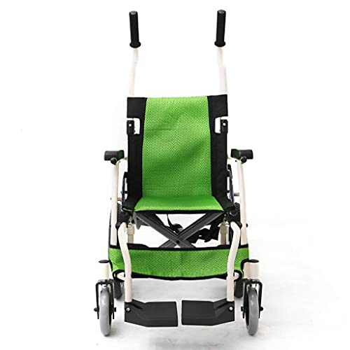 DYR Conducción médica en Silla de Ruedas para niños, Silla de Ruedas Plegable fácil Carro para discapacitados Silla de Ruedas Manual para niños