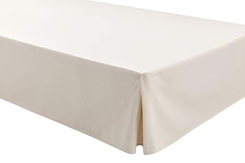 EasyCosy - Cubre Canapés para Somier ATENEA Faldon para Cama 150 cm Cubrecanape - Color Crudo (150x190/200cm)