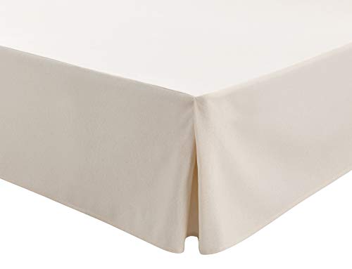 EasyCosy - Cubre Canapés para Somier ATENEA Faldon para Cama 150 cm Cubrecanape - Color Crudo (150x190/200cm)