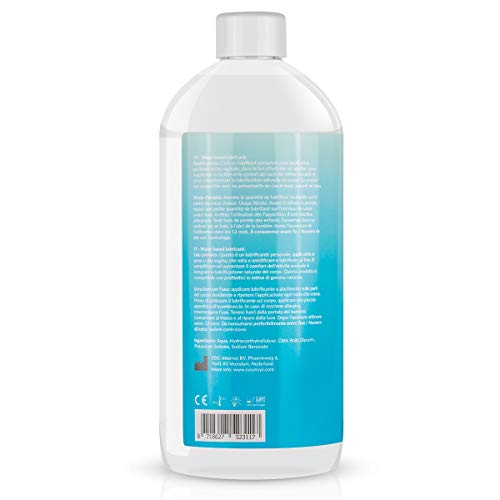 EasyGlide Gel Lubricante Sexual a Base de Agua (1000 ml) Lubricante para hacer que las sensaciones sean más suaves pero no pegajosas