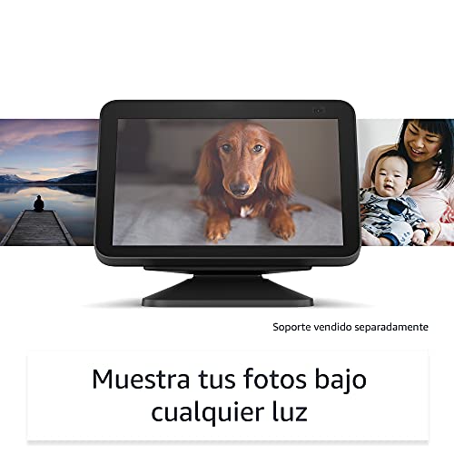 Echo Show 8 (2.ª generación, modelo de 2021) | Pantalla HD inteligente con Alexa y cámara de 13 MP | Blanco